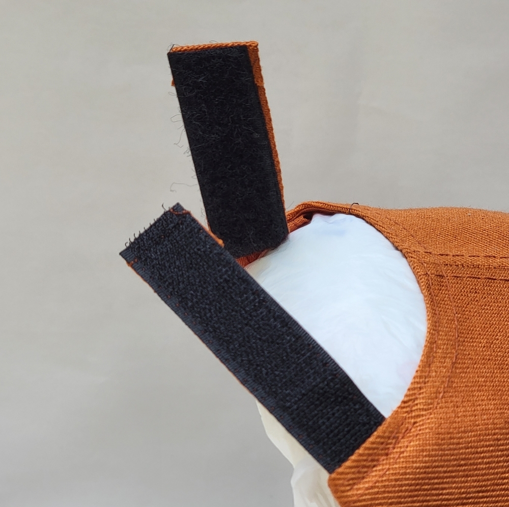 Acezone Rusty Orange Cowboy Rodeo Cap, Hat. Embroidered Design Adjustabl Sizing - Picture 5 of 10
